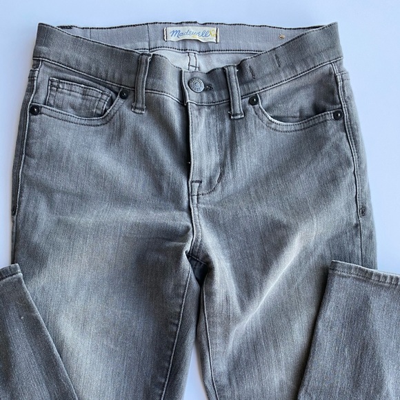 Madewell Gray Skinny/Skinny Jeans - Picture 2 of 8